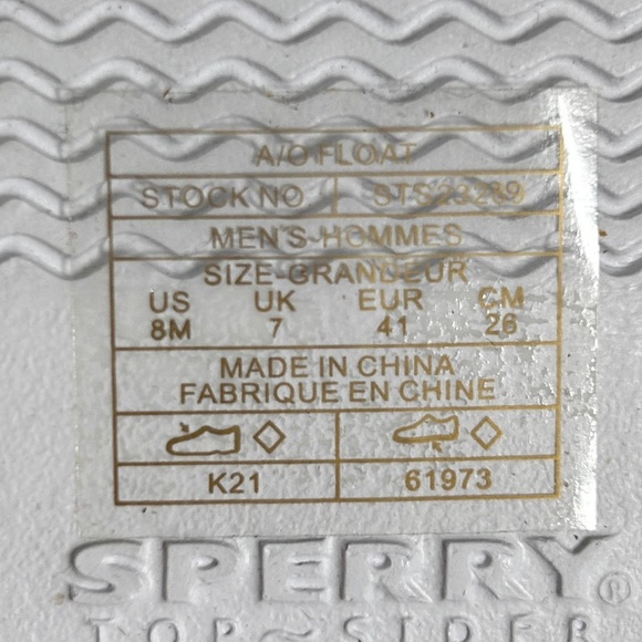 Sperry Top Sider Float Boat Shoes Men’s size 8M Boating Beach Dock Gardening - Picture 7 of 7